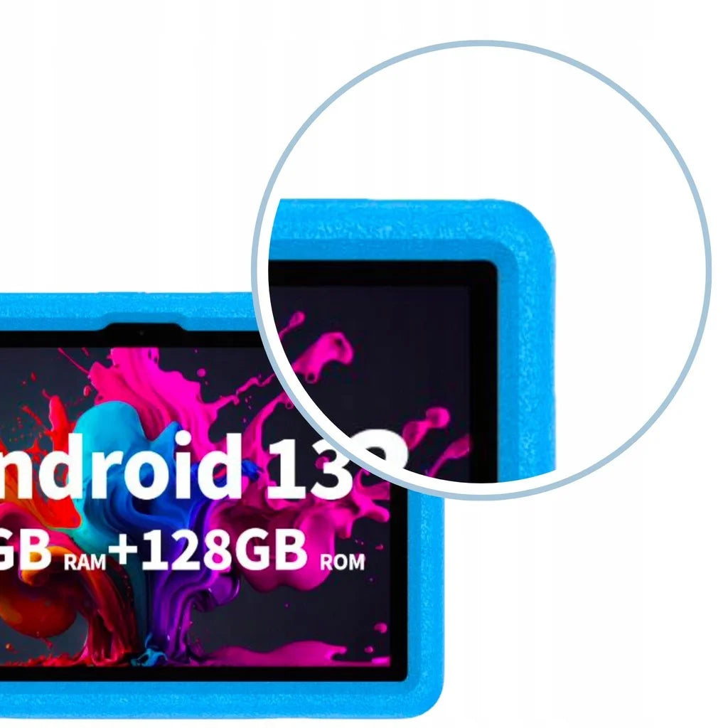 Exact Solution Kids (WiFi + 4G) Tablet 10-inch T606 Model, Octa Core 1.6GHz, IPS Display, 5.0+8.0MP Camera, RAM 12GB(6G+6G Expand) + ROM 128GB. All-Day Battery Life, (Wi-Fi + 4G) Android 14 Tablet for Kids